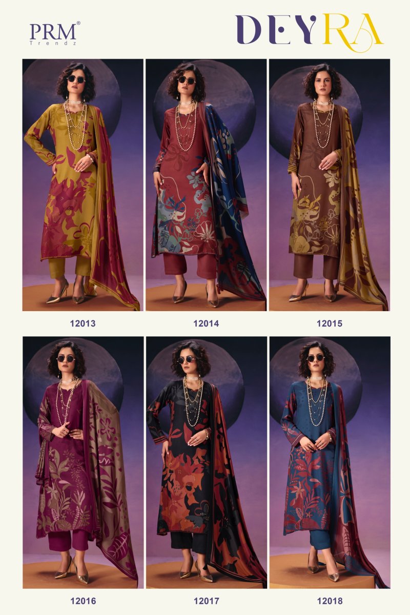 Deyra By Prm Viscos Pashmina Dress Materials